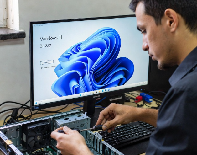 Sửa máy tính + cài đặt windows 11